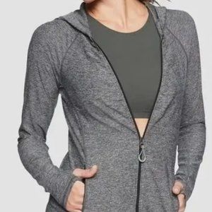 Athleta Vitamin Sea Full Zip Jacket - Heather Gray - UPF 50+